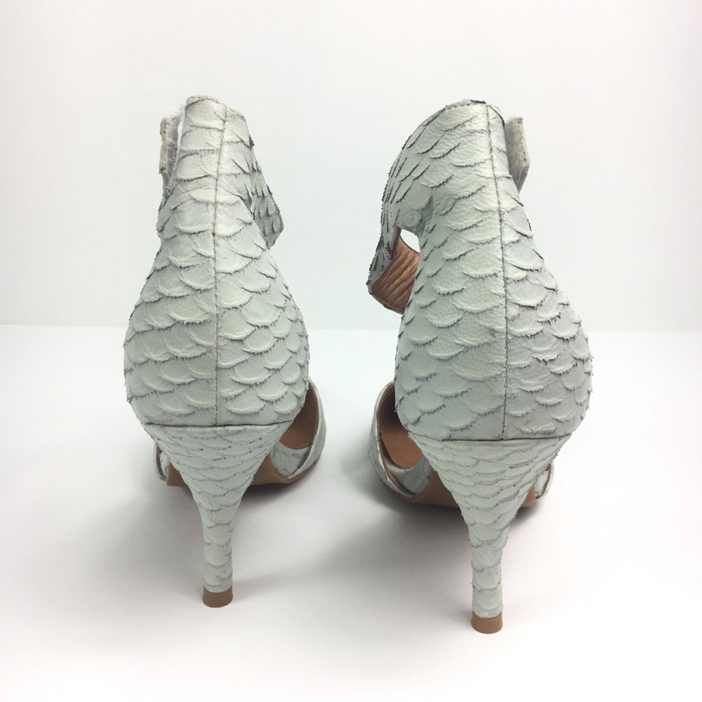 Jeffrey Campbell Ibiza last Soltair Textured Leather Pointed Toe Size 8